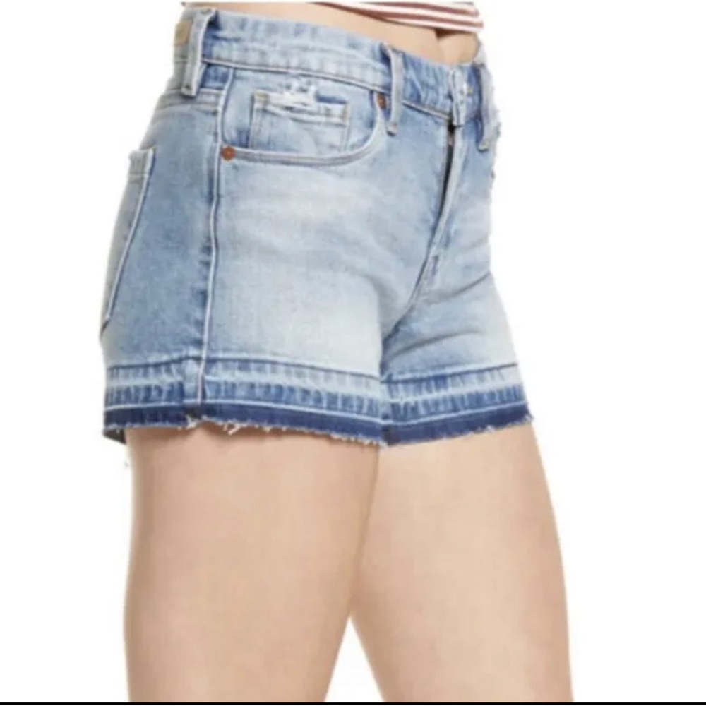 Blank NYC The Essex Release Hem Denim Jean Shorts